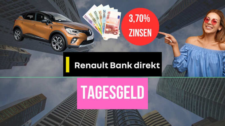 Renault Tagesgeldkonto🚗| 3,70 % Zinsen! - Nur Autos oder auch gutes Tagesgeld? | 2024